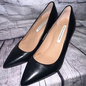 Diane Von Furstenberg Black‎ Pointed Toe Heels Size 6